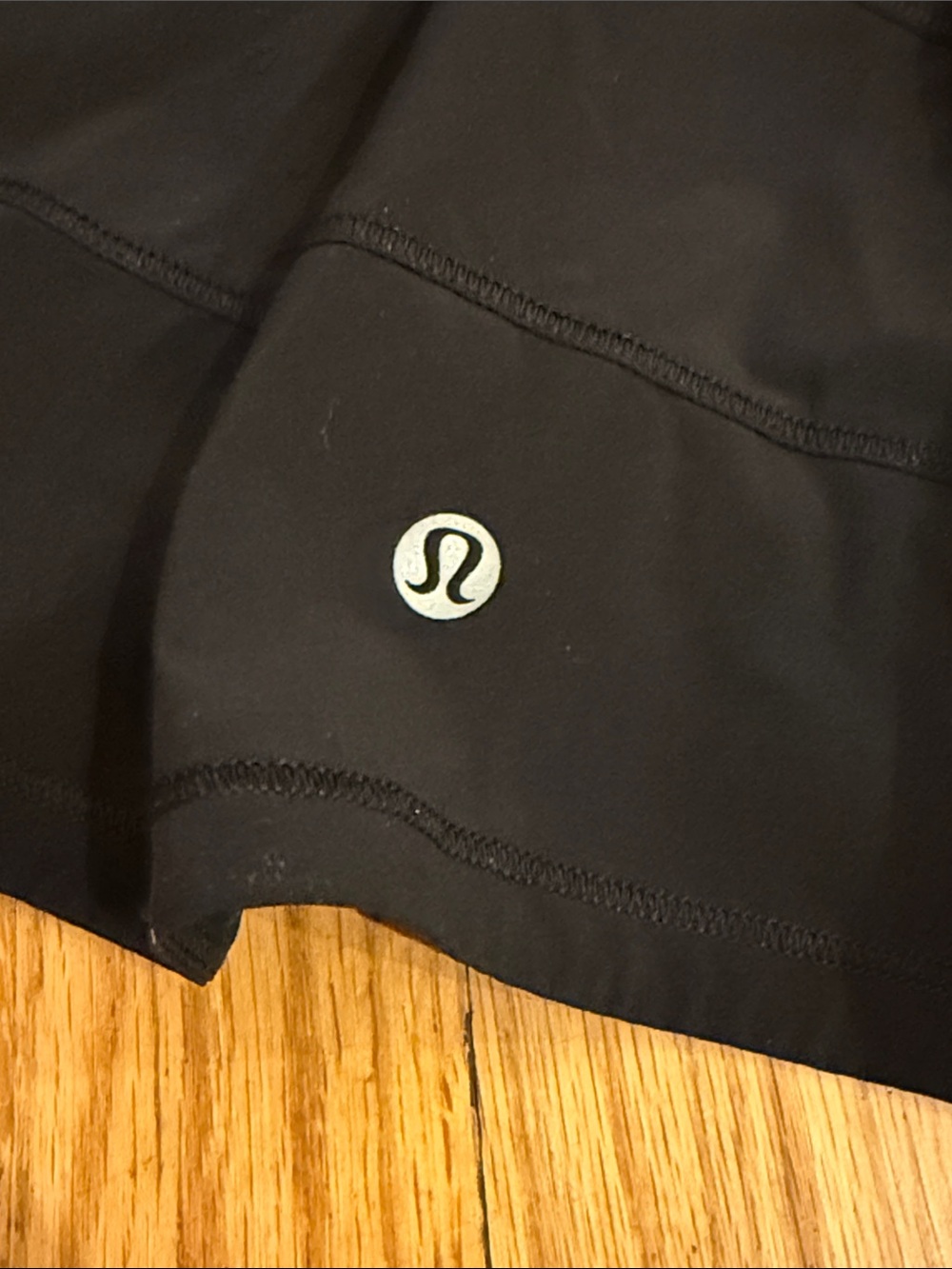Lululemon sz 6 Pace Rival Black Active skirt  Skort tennis great condition - Picture 4 of 7